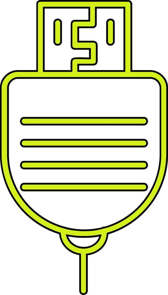 Usb Cable Vector Icon