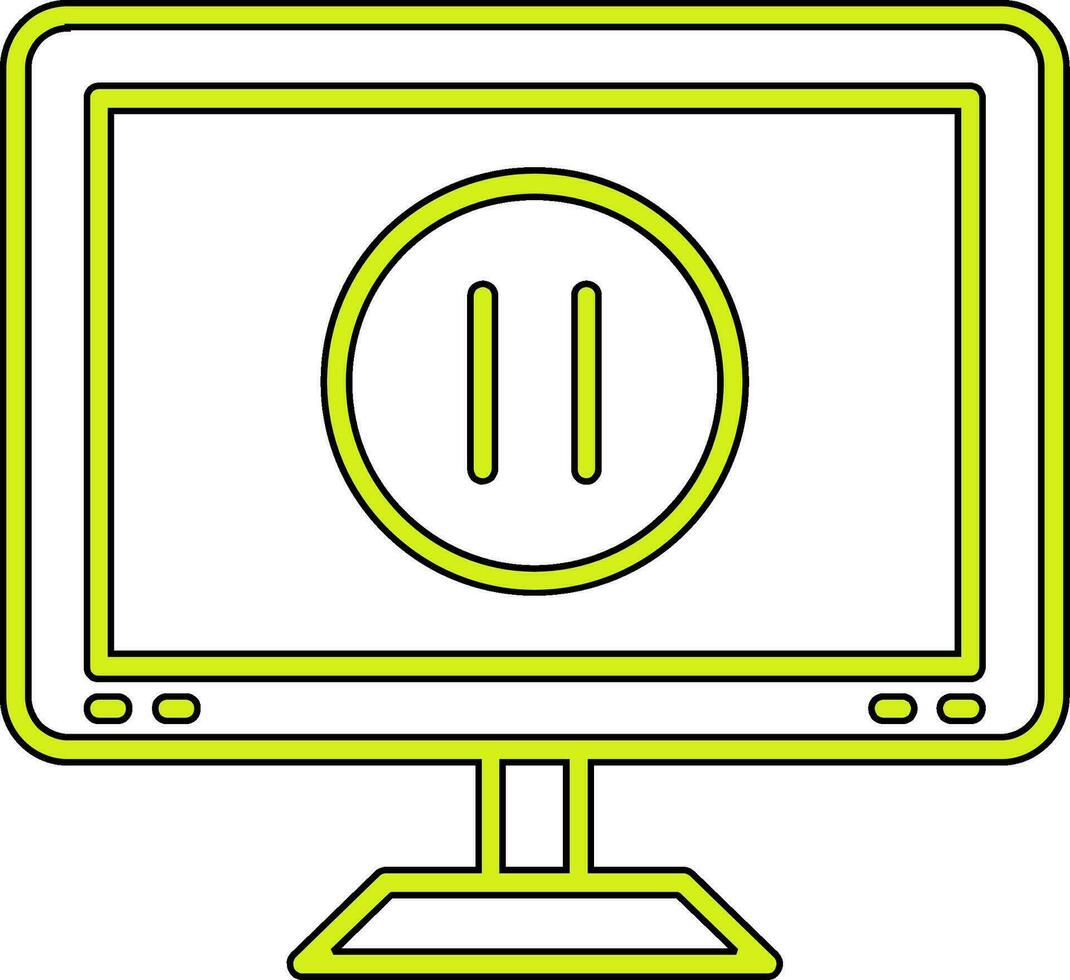Pause Button Vector Icon