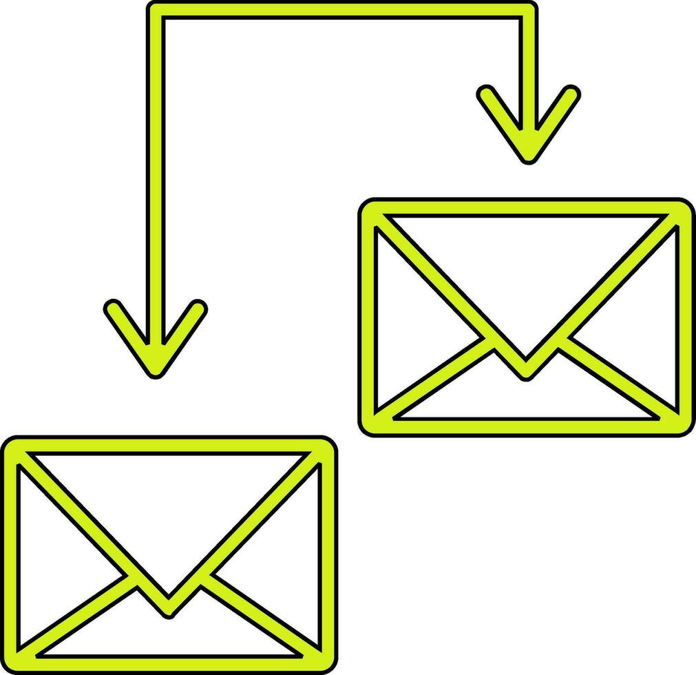 Exchange Mails Vector Icon