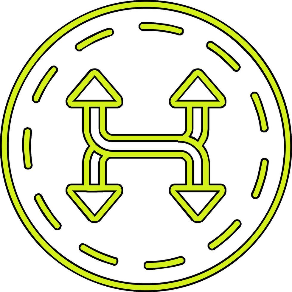 Shuffle Vector Icon