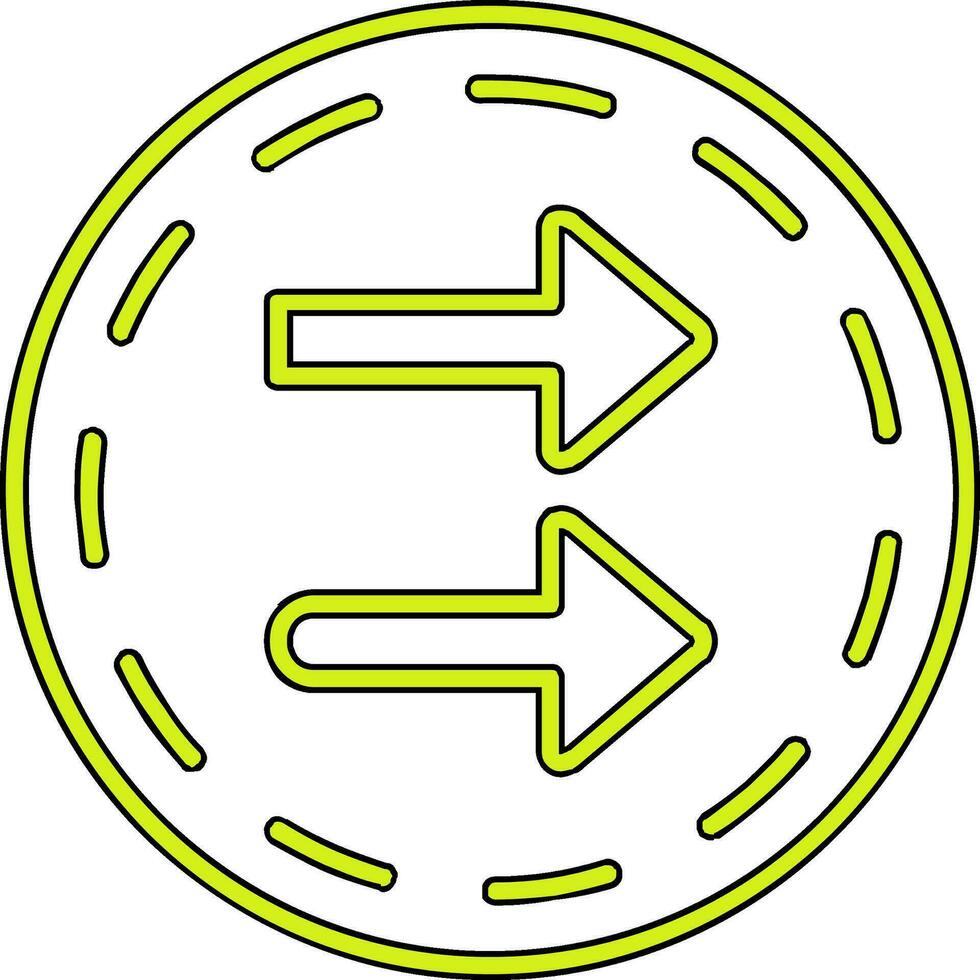 Fast Forward Vector Icon