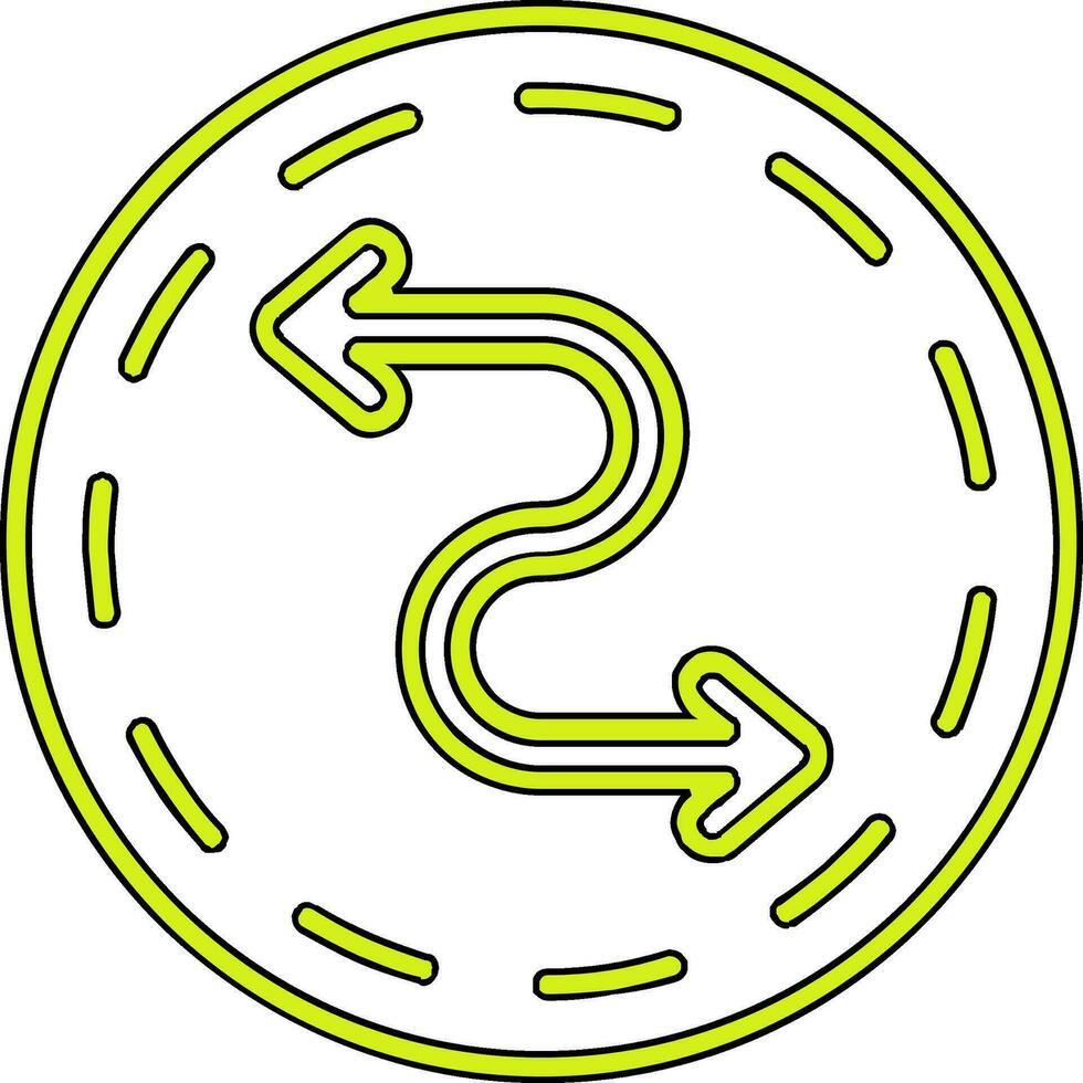 Zigzag Vector Icon