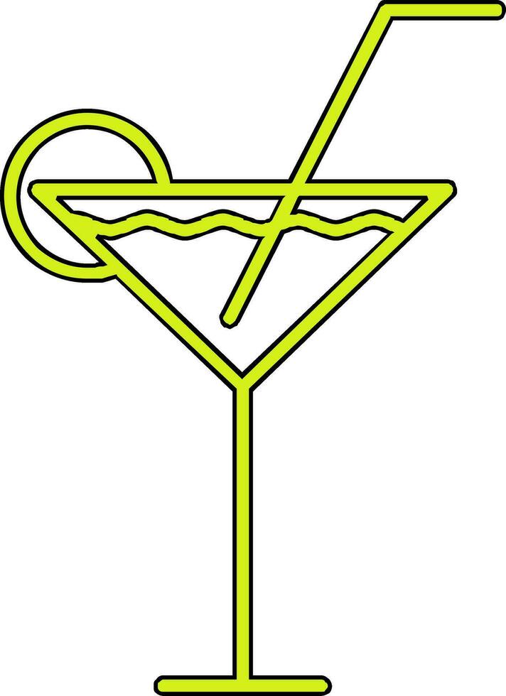 icono de vector de coctel