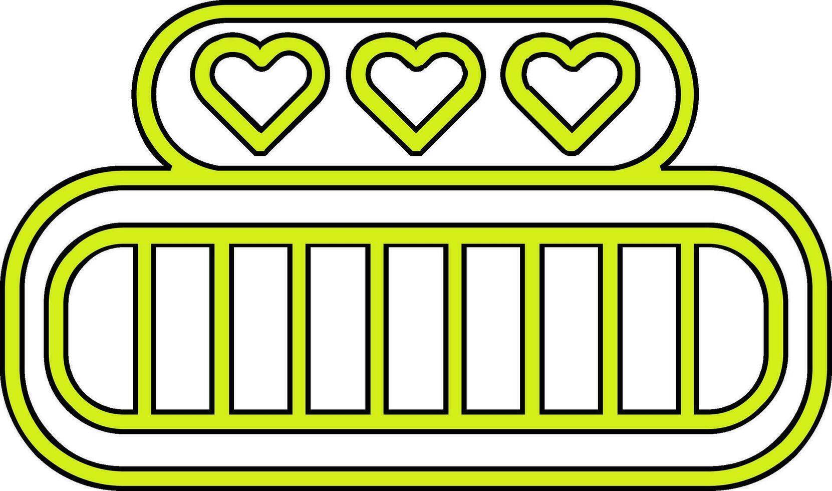Health Bar Vector Icon