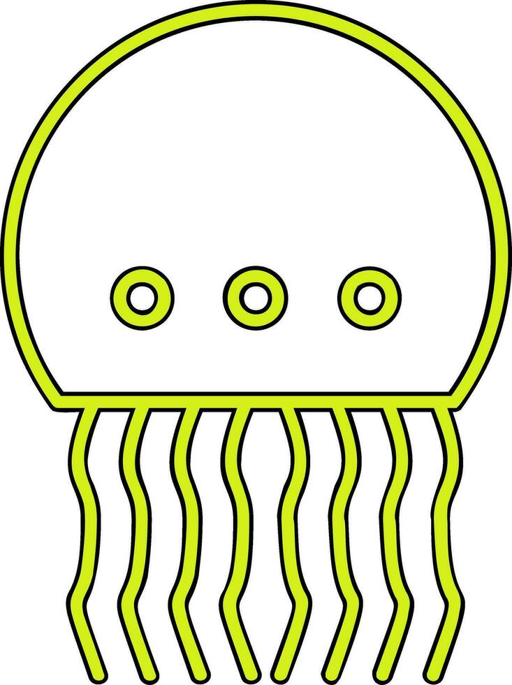 Jellyfish Vector Icon