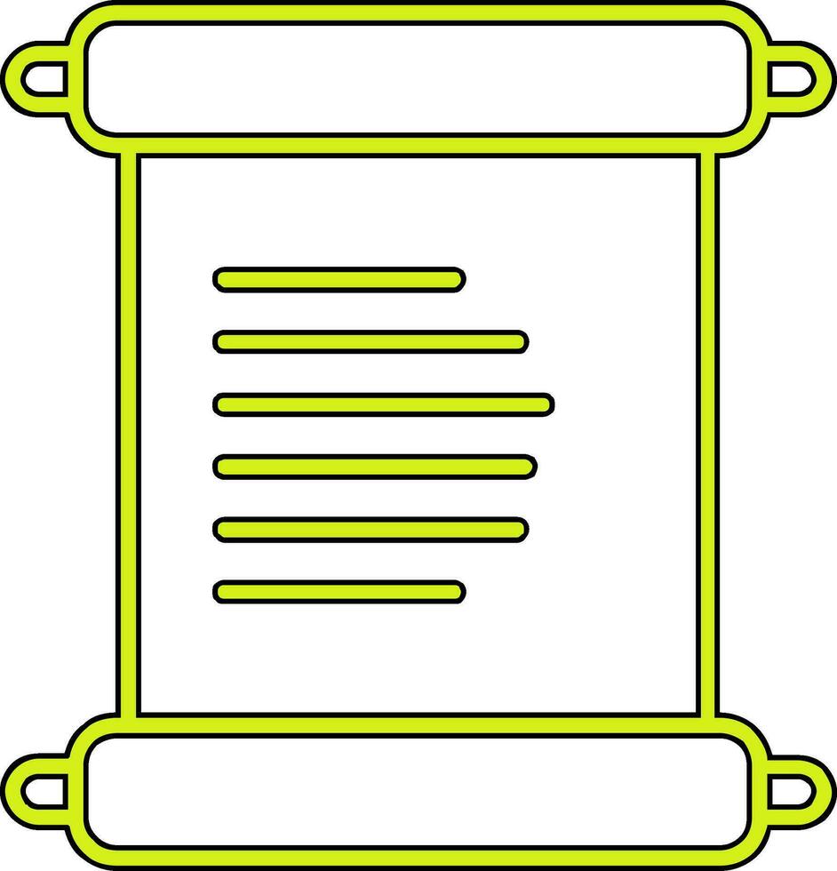 Parchment Vector Icon