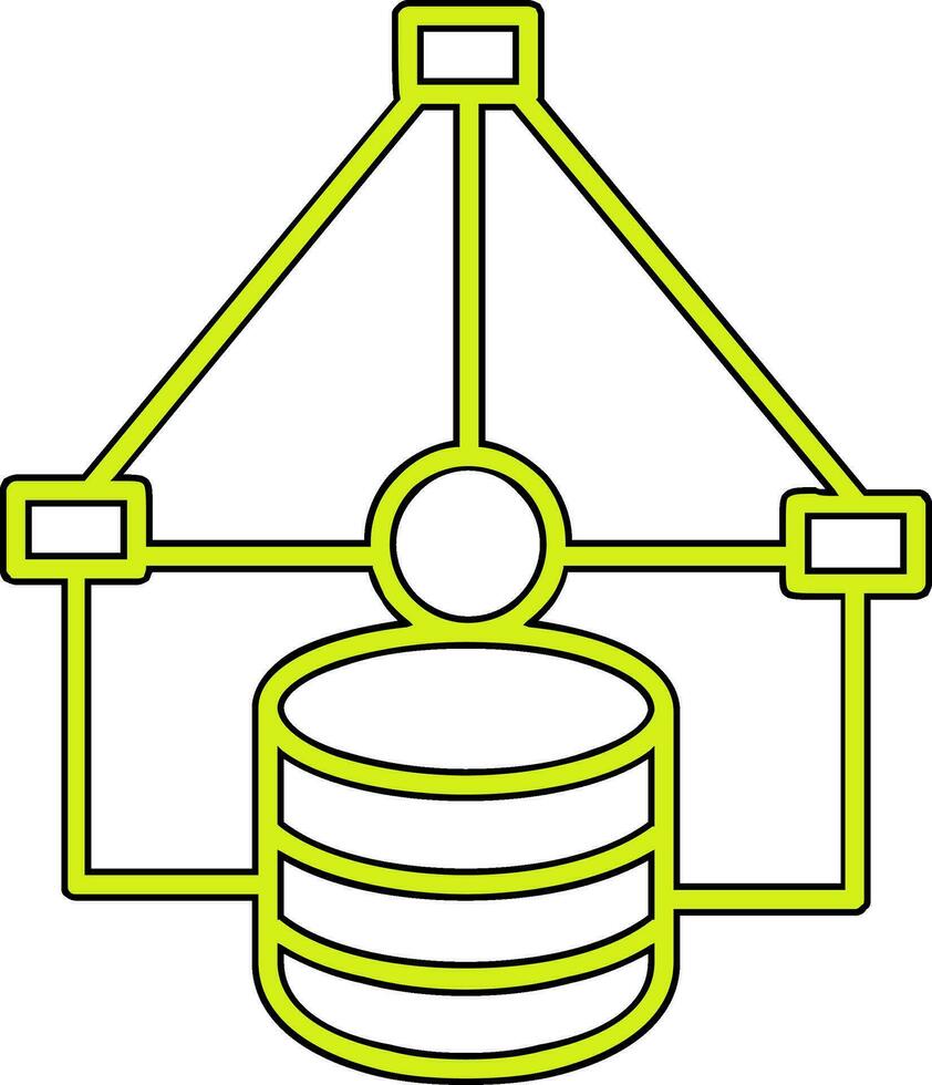 Data Flow Vector Icon