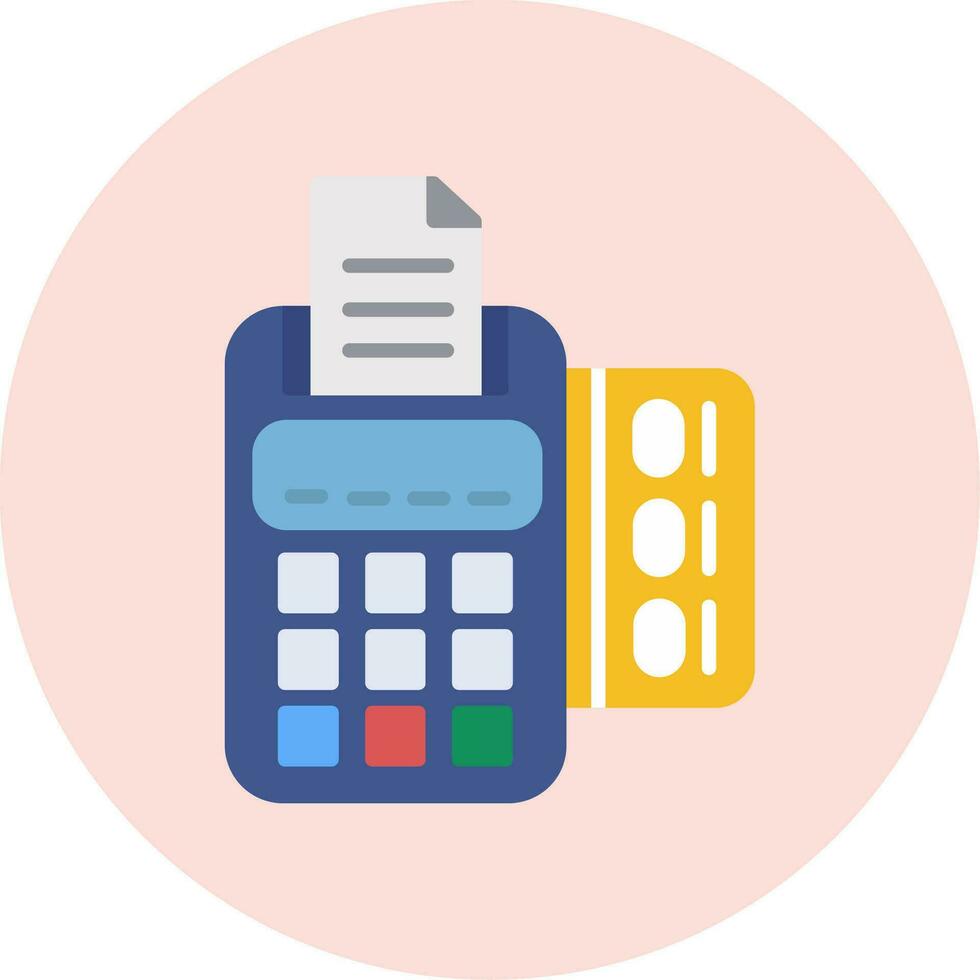 Pos Terminal Vector Icon