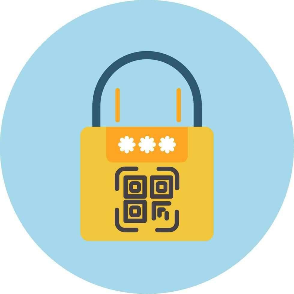 Smart Padlock Vector Icon