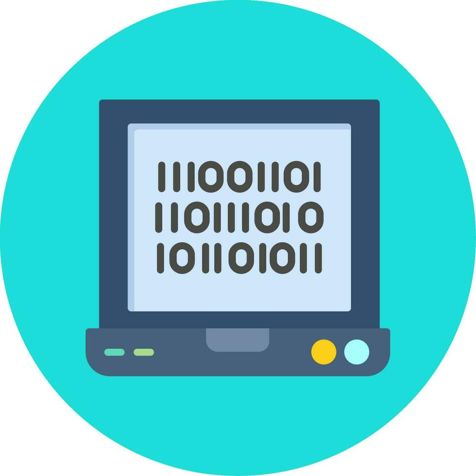 Binary Code Vector Icon