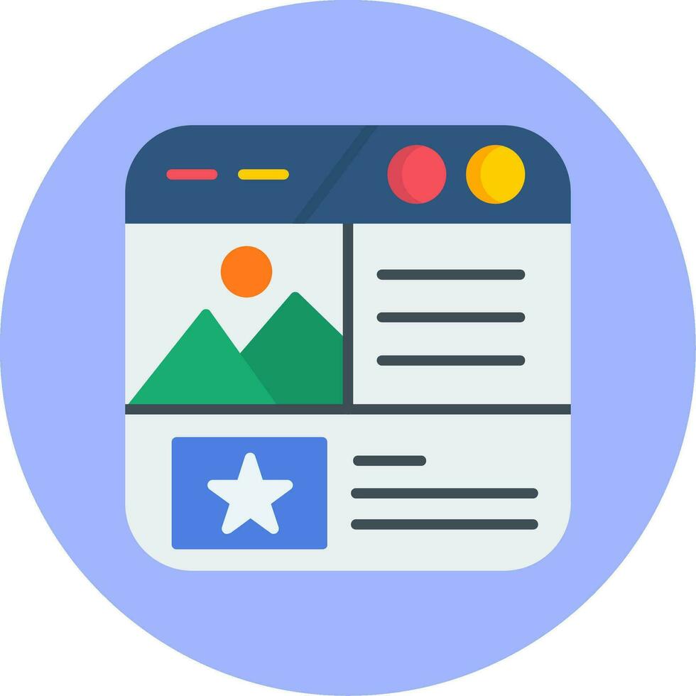 Landing Page Vector Icon