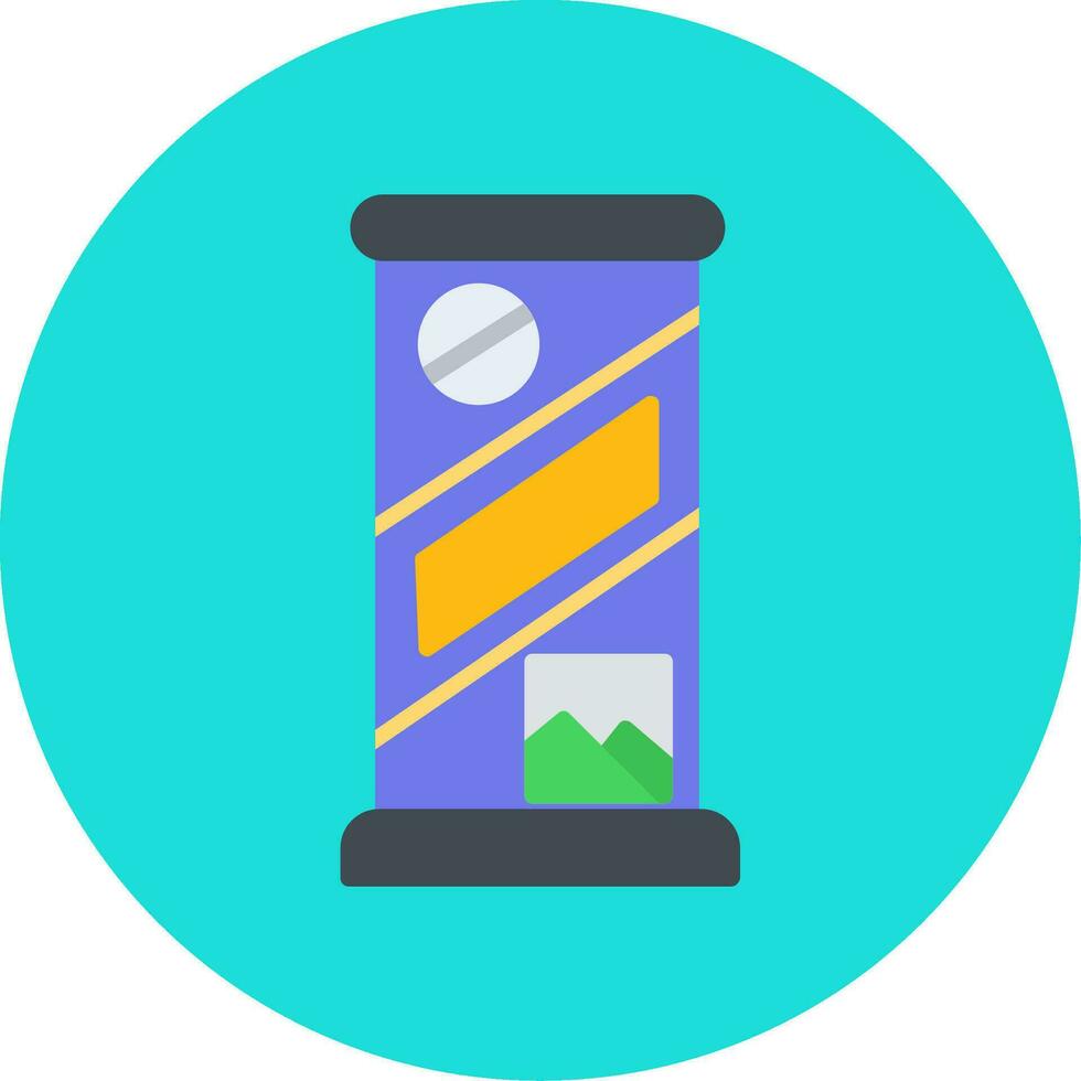 Roll Up Vector Icon