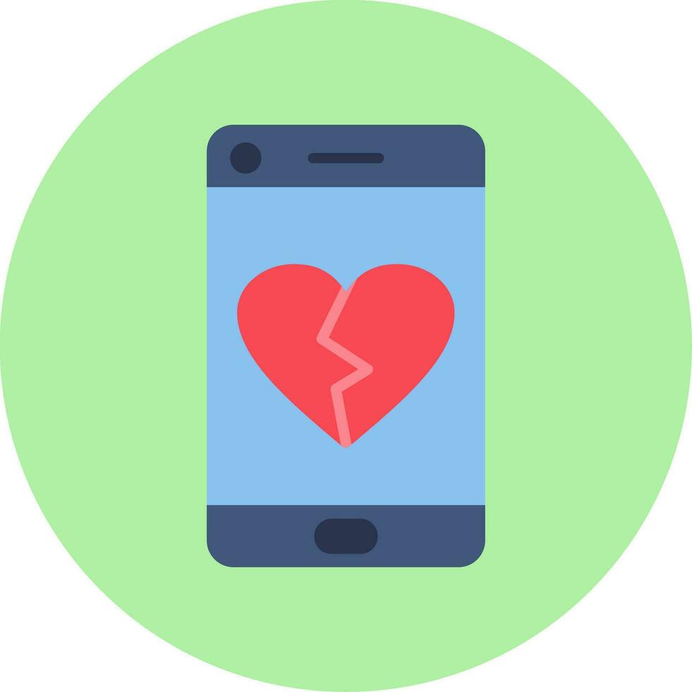 Heart Break Vector Icon