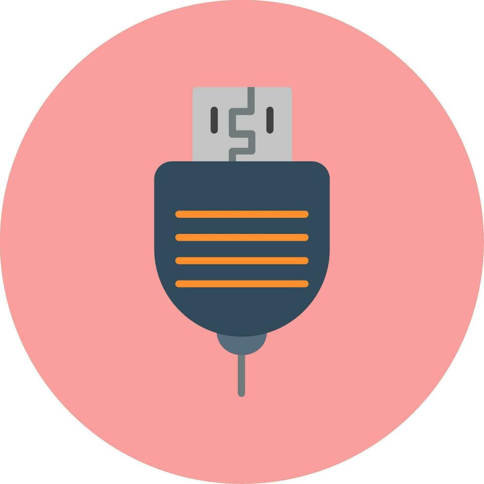 Usb Cable Vector Icon