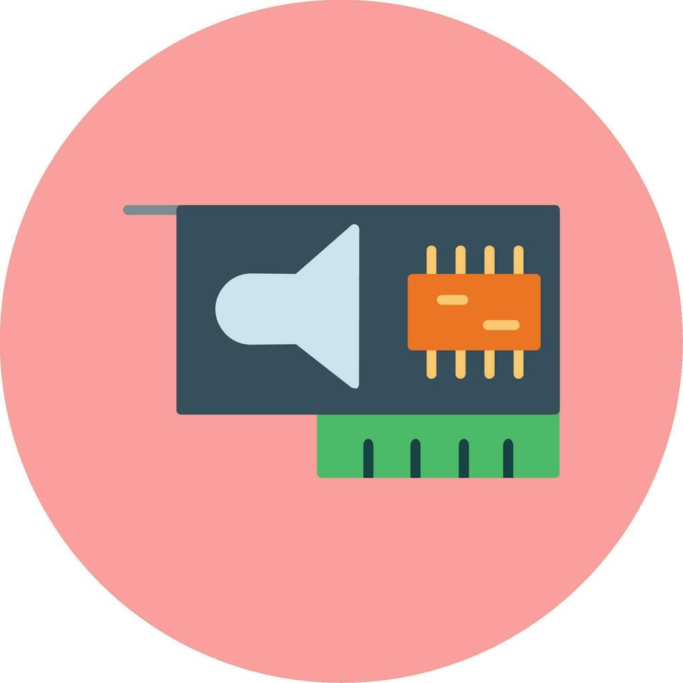 Sound Card Vector Icon