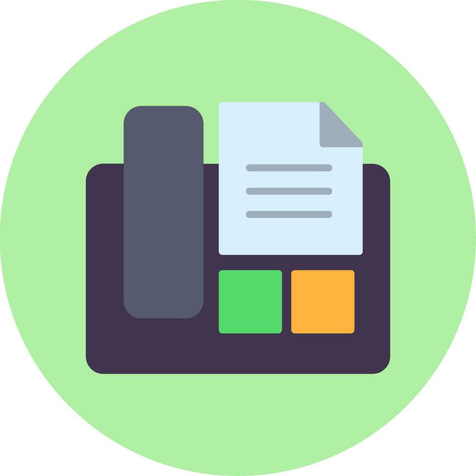 Fax Machine Vector Icon