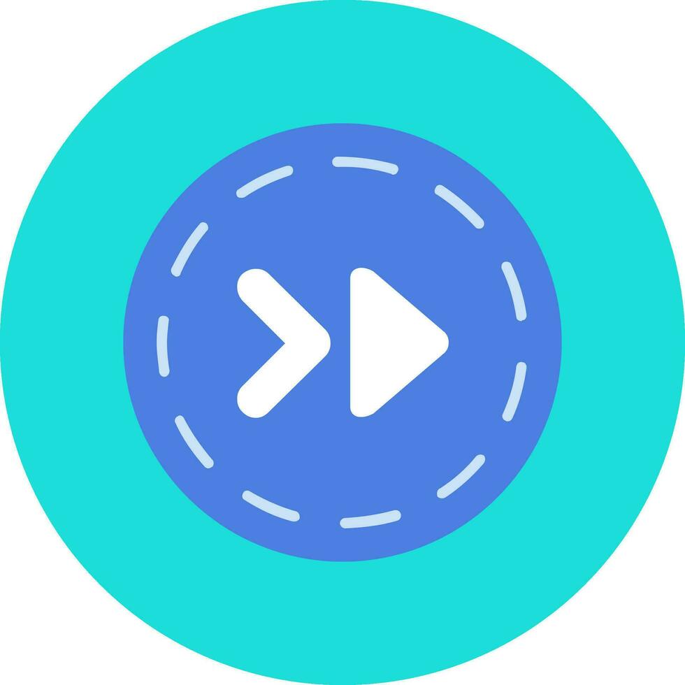 Fast Forward Vector Icon