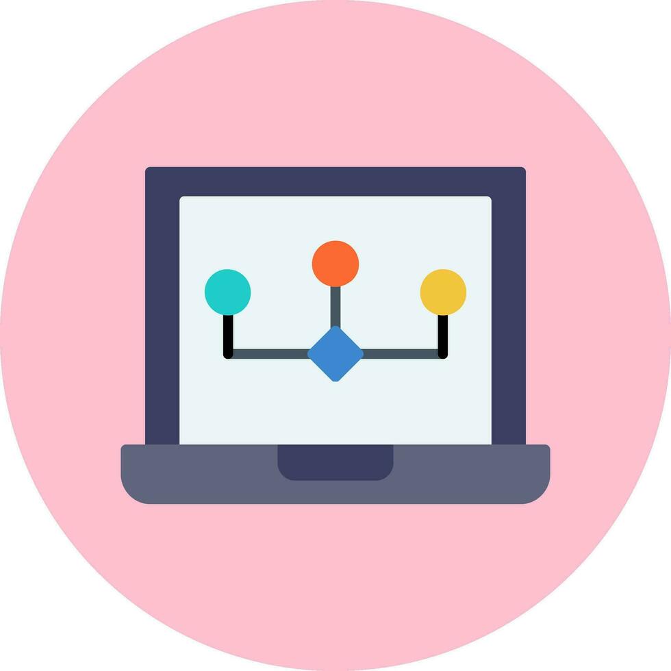 Data Modeling Vector Icon