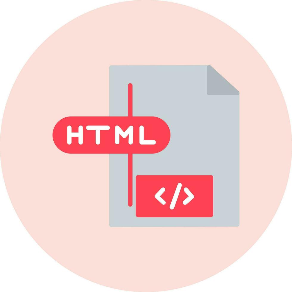 Html File Vector Icon