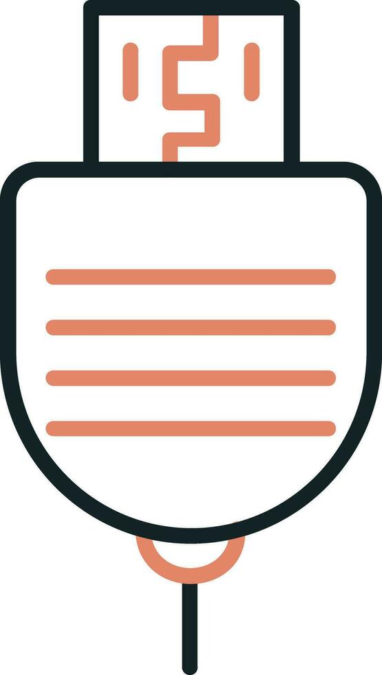 Usb Cable Vector Icon