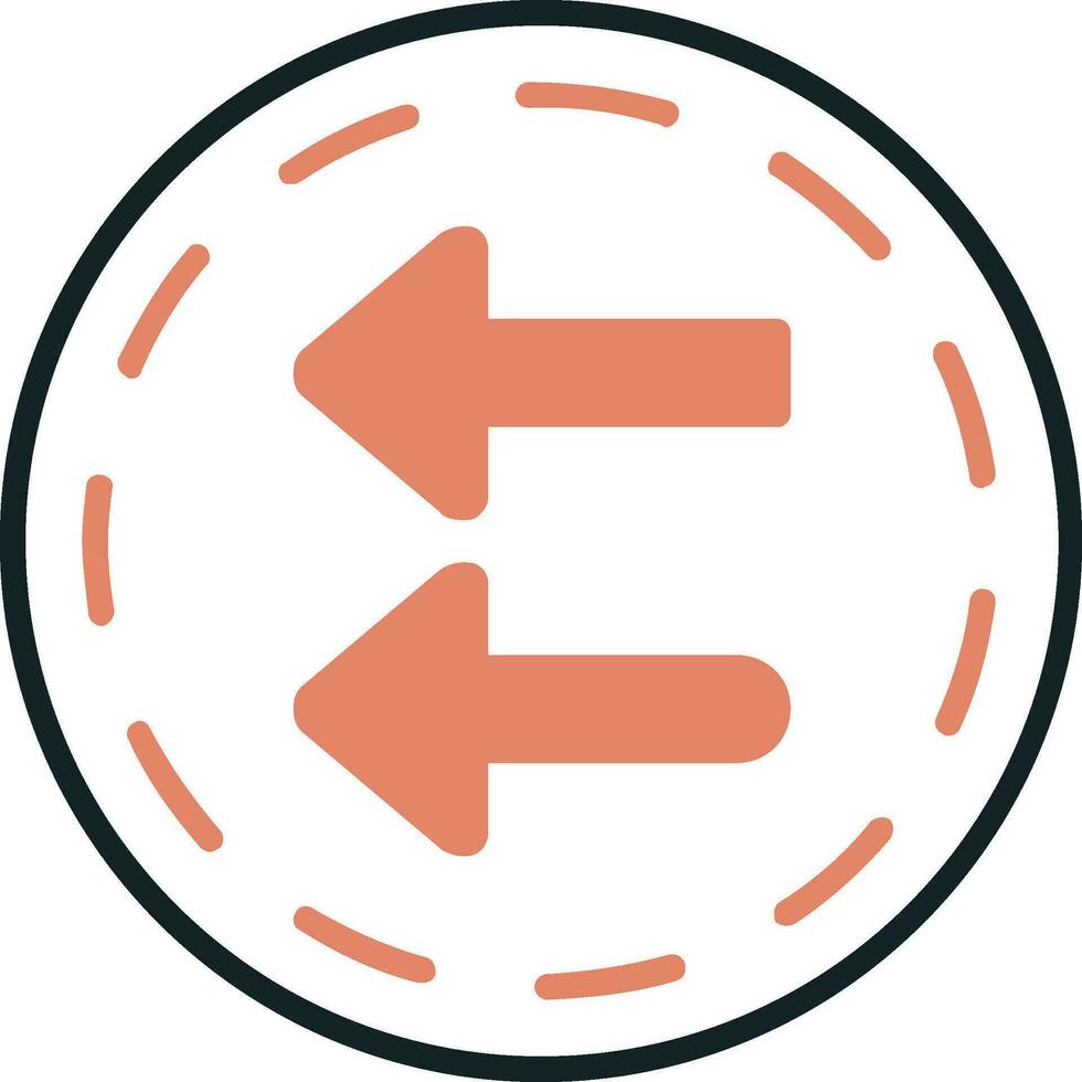 Fast Backward Vector Icon