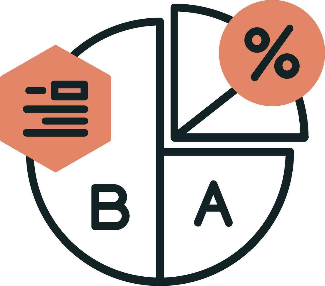 Pie Chart Vector Icon