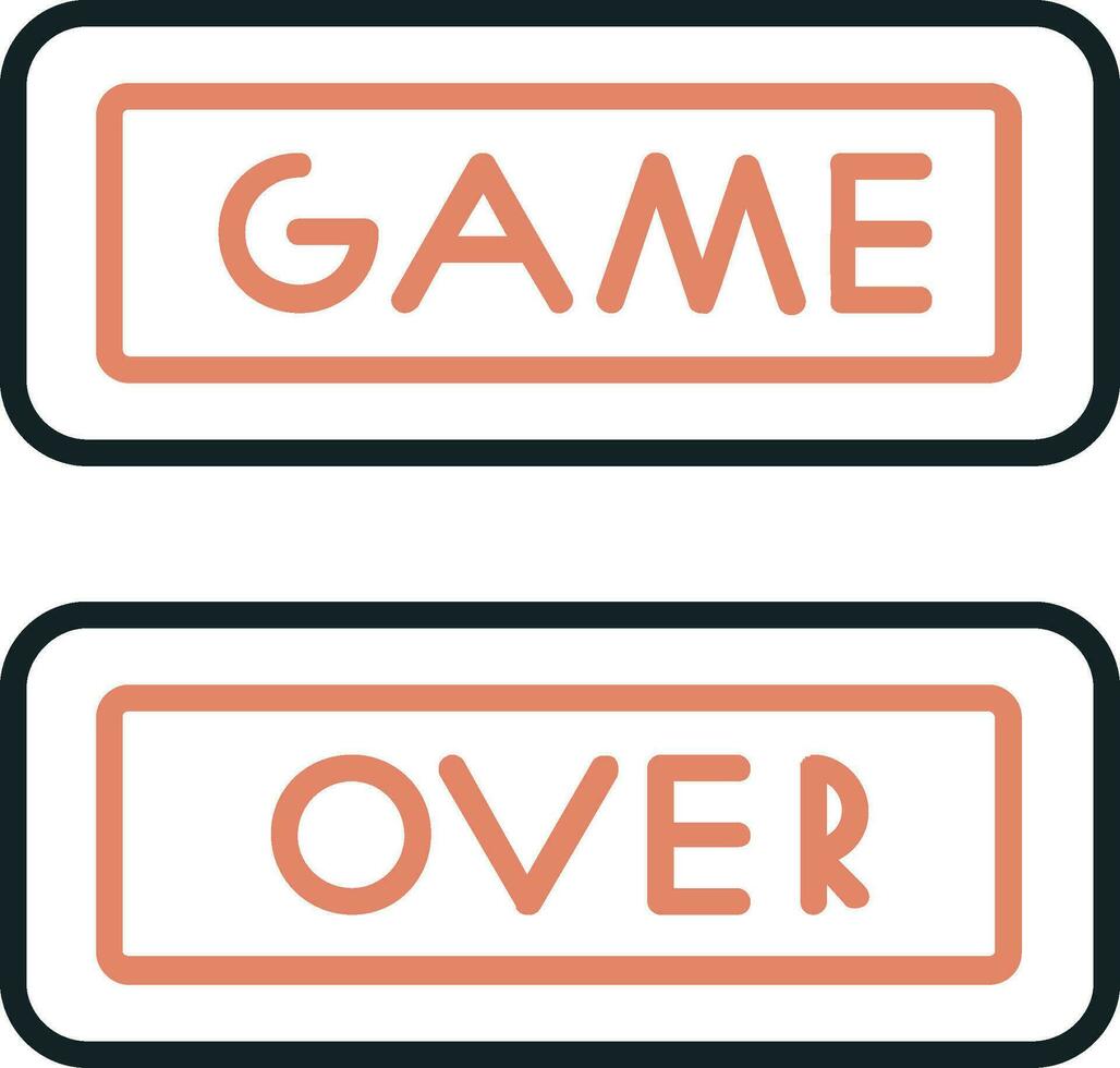 Game over Vector Icon
