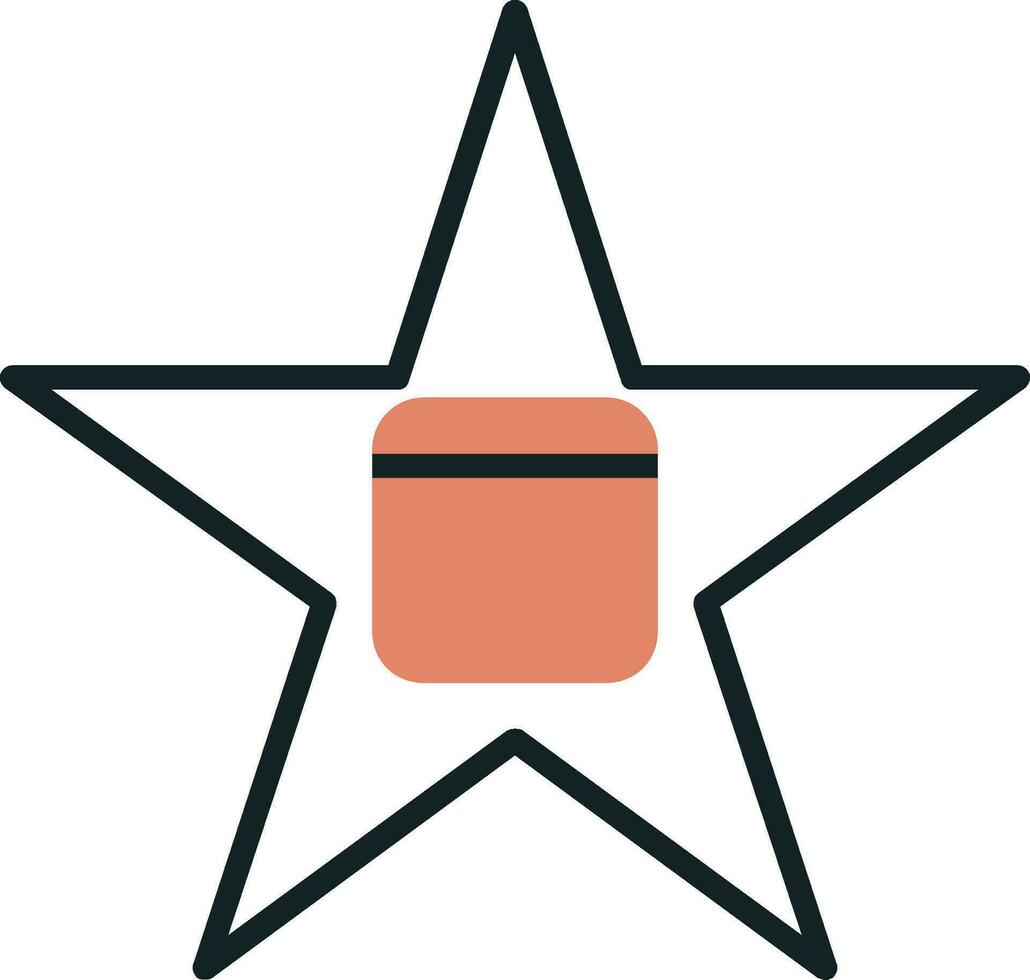 icono de vector de estrella