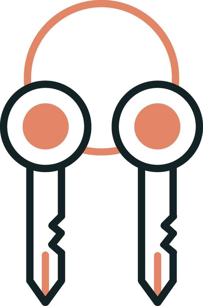 Surrogate Key Vector Icon