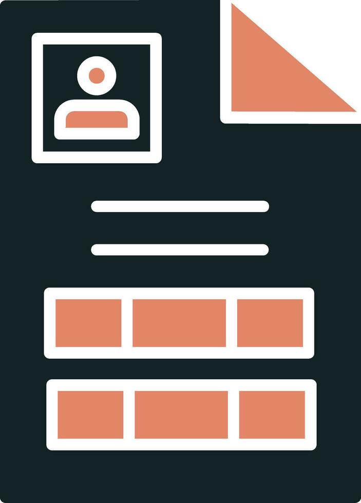Personial document Vector Icon