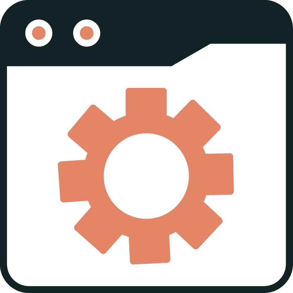 Web Settings Vector Icon