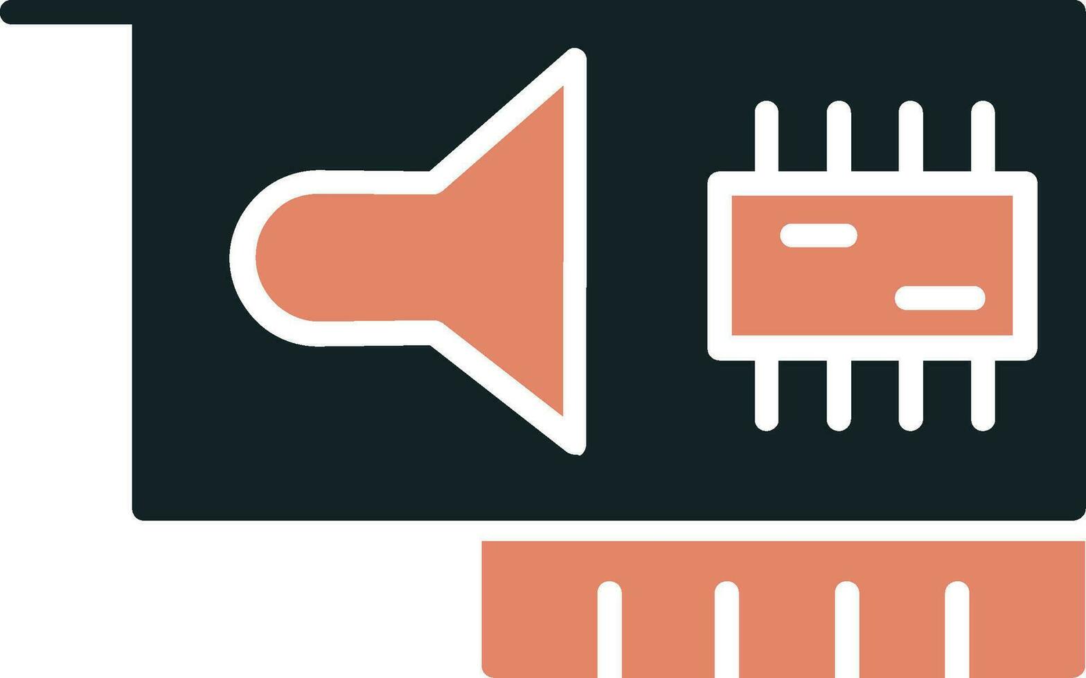 Sound Card Vector Icon