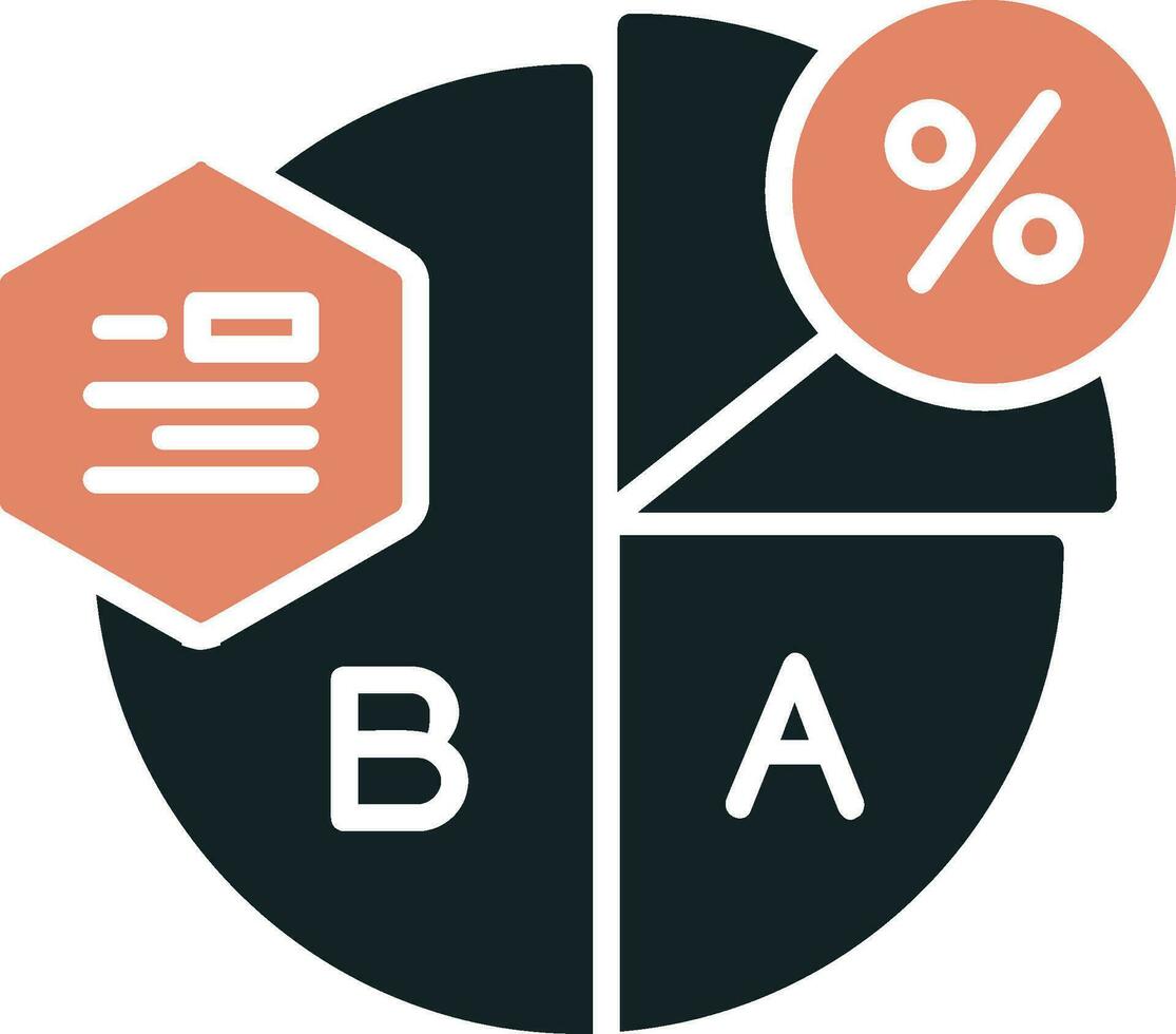 Pie Chart Vector Icon