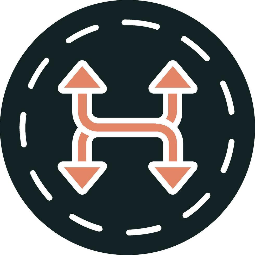 Shuffle Vector Icon