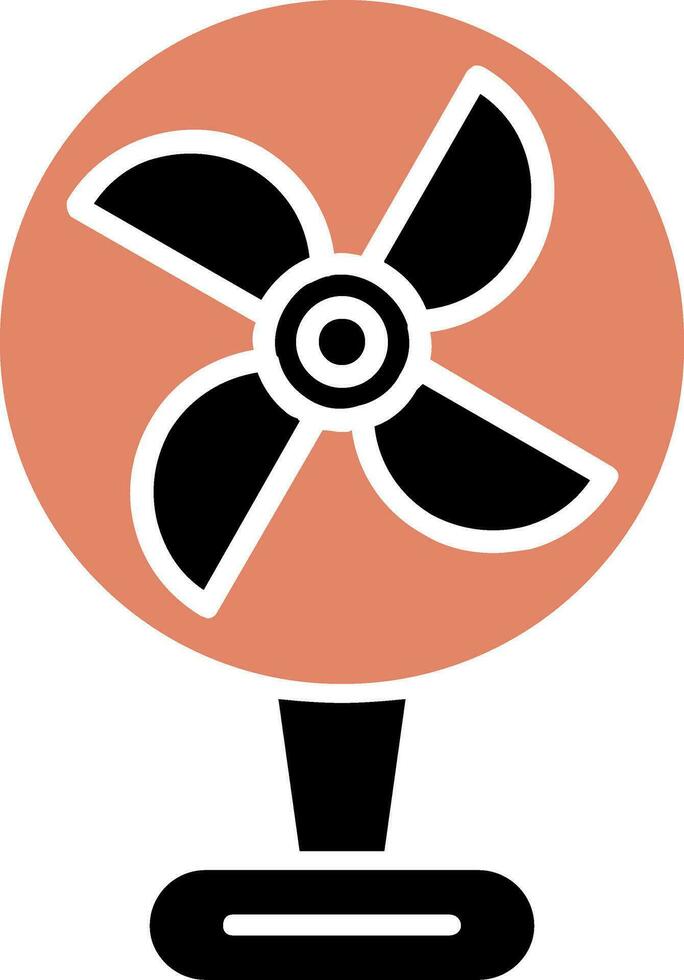 icono de vector de ventilador