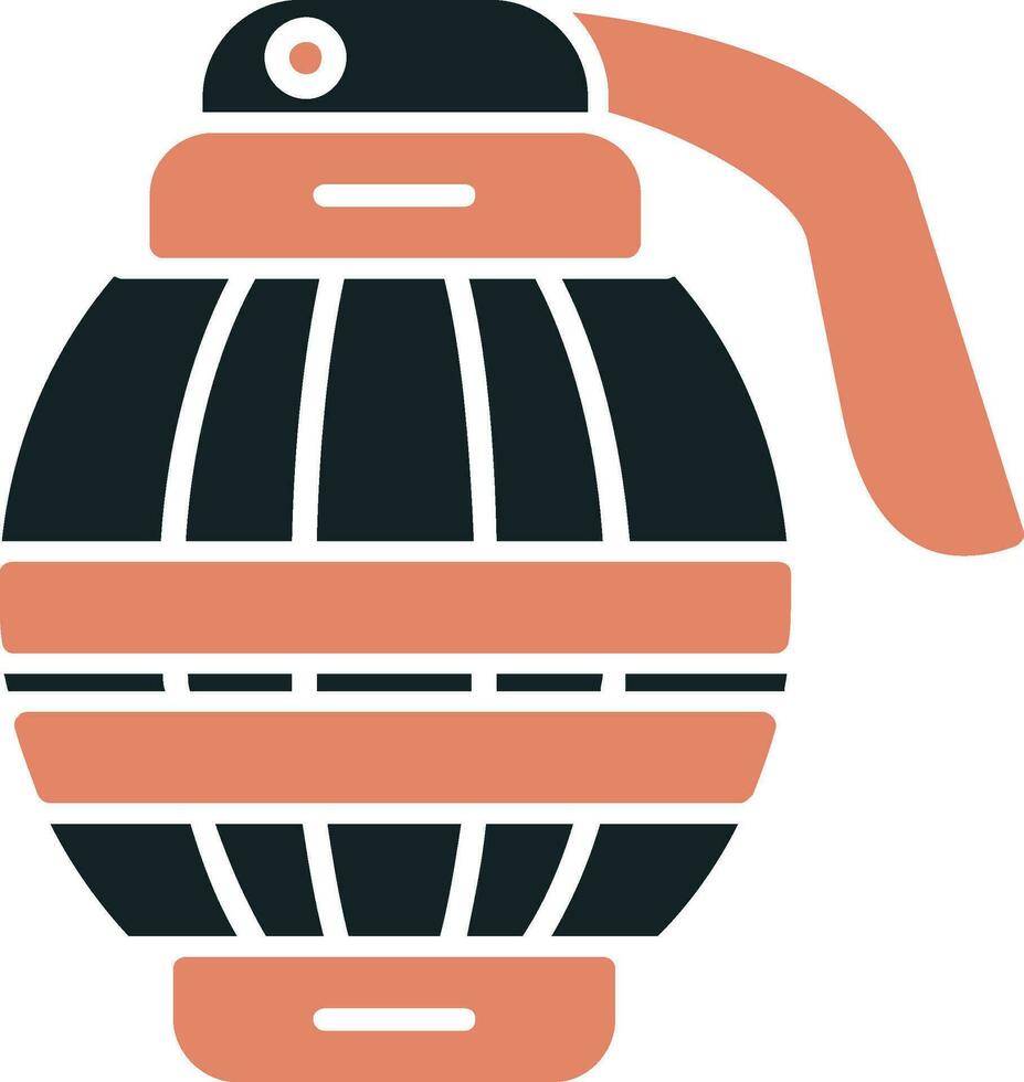 Hand Grenade Vector Icon