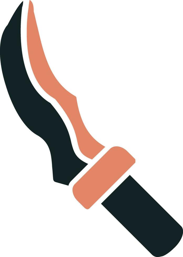 icono de vector de cuchillo