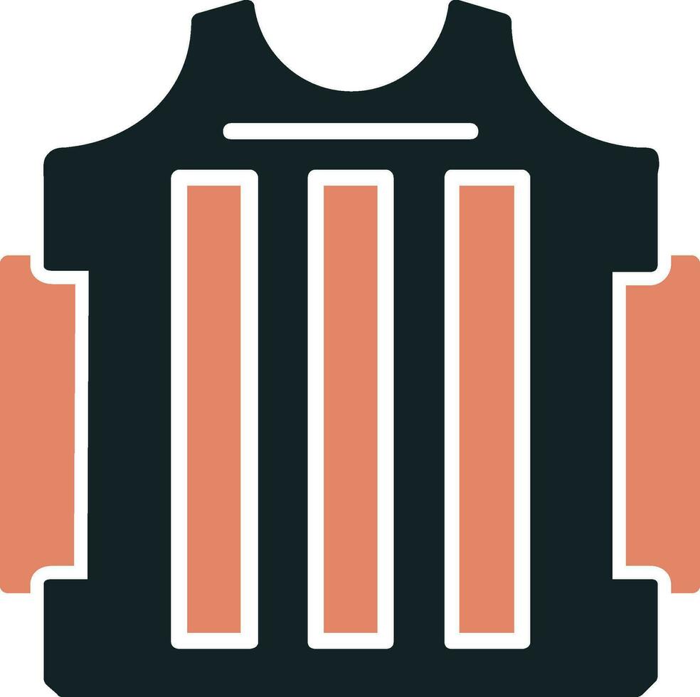 Bulletproof Vest Vector Icon