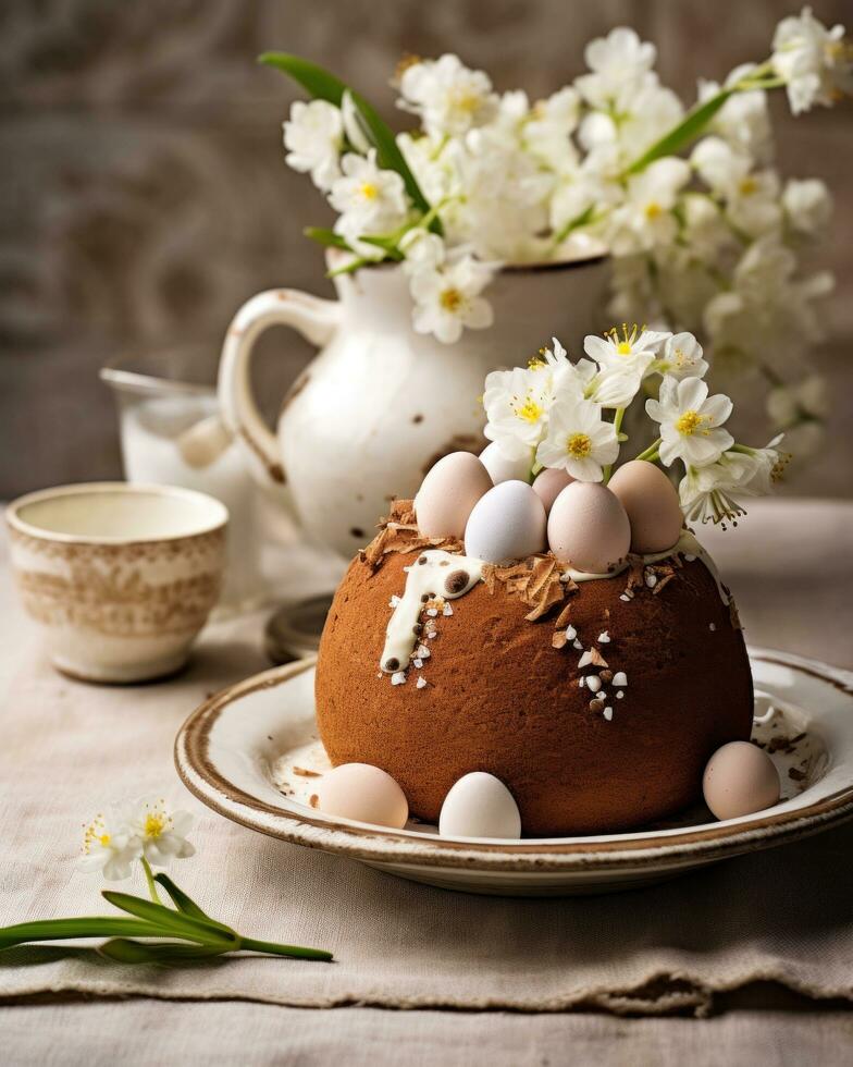 AI generated easter eats and recipes photo