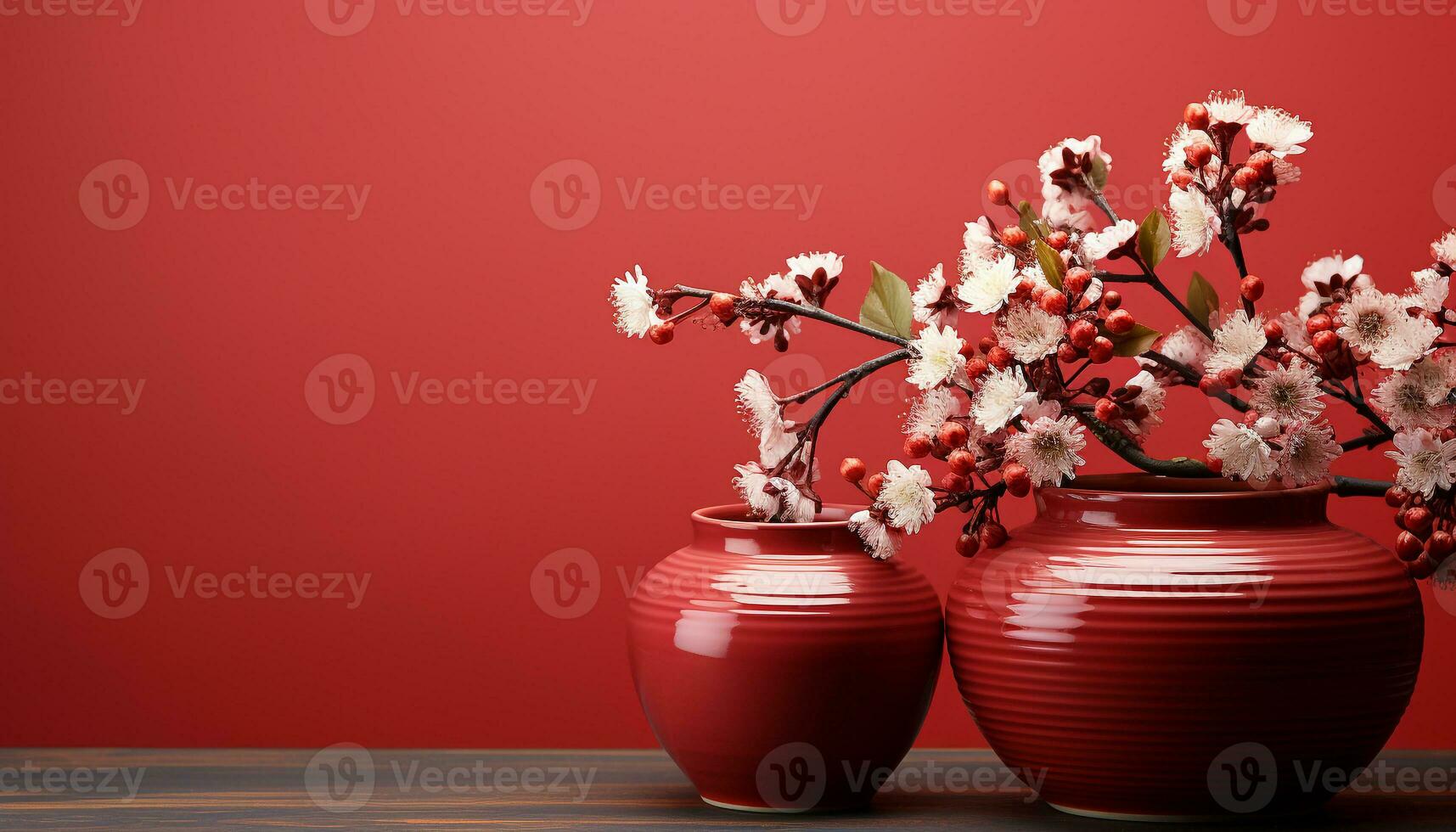AI generated A beautiful bouquet of fresh flowers brings romance to the table generated by AI photo