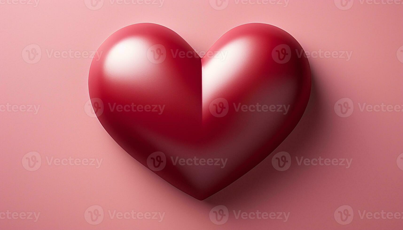 AI generated Romantic love symbol, heart shaped gift, pink backdrop, affectionate celebration generated by AI photo