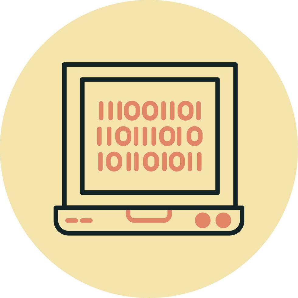 Binary Code Vector Icon