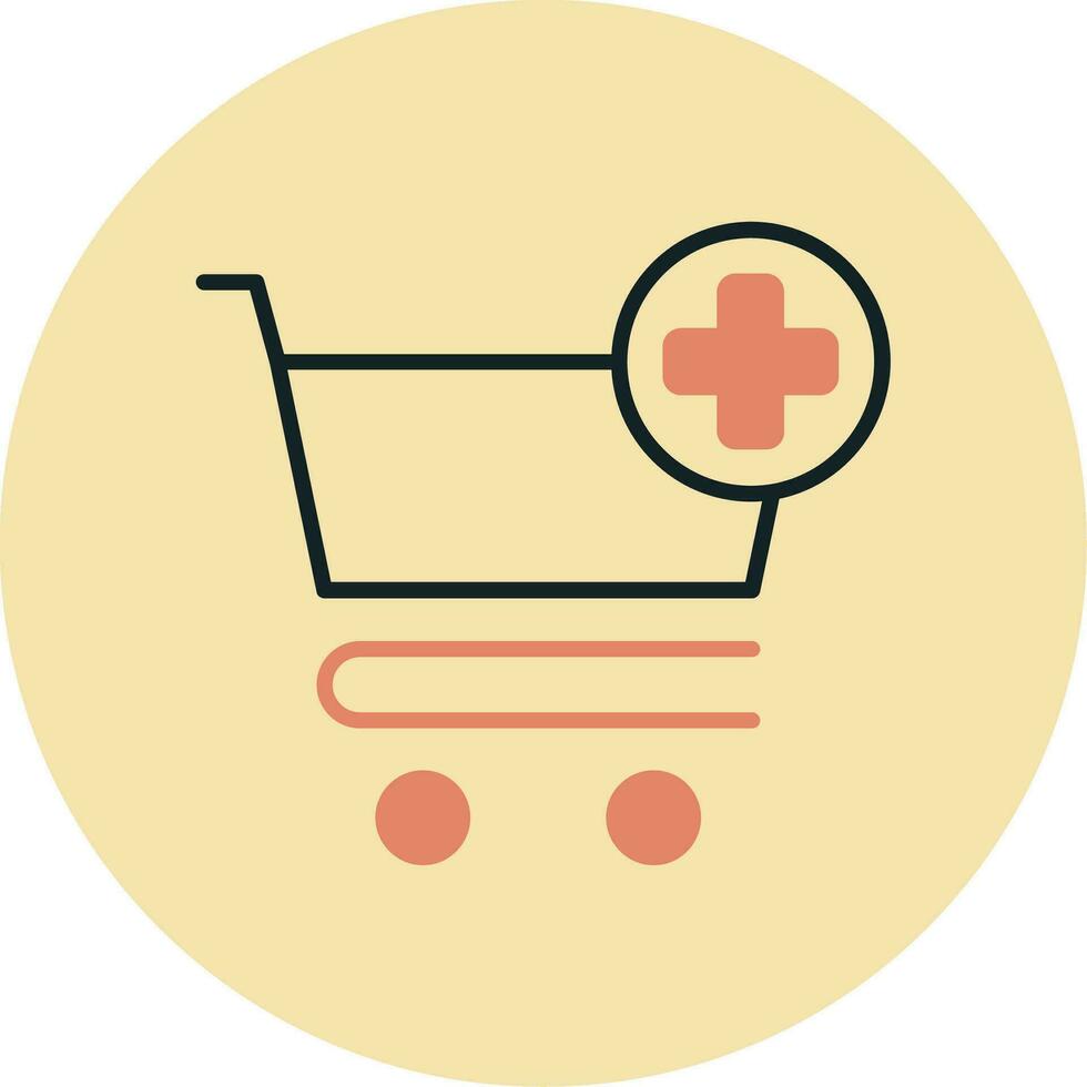 icono de vector de carrito de compras