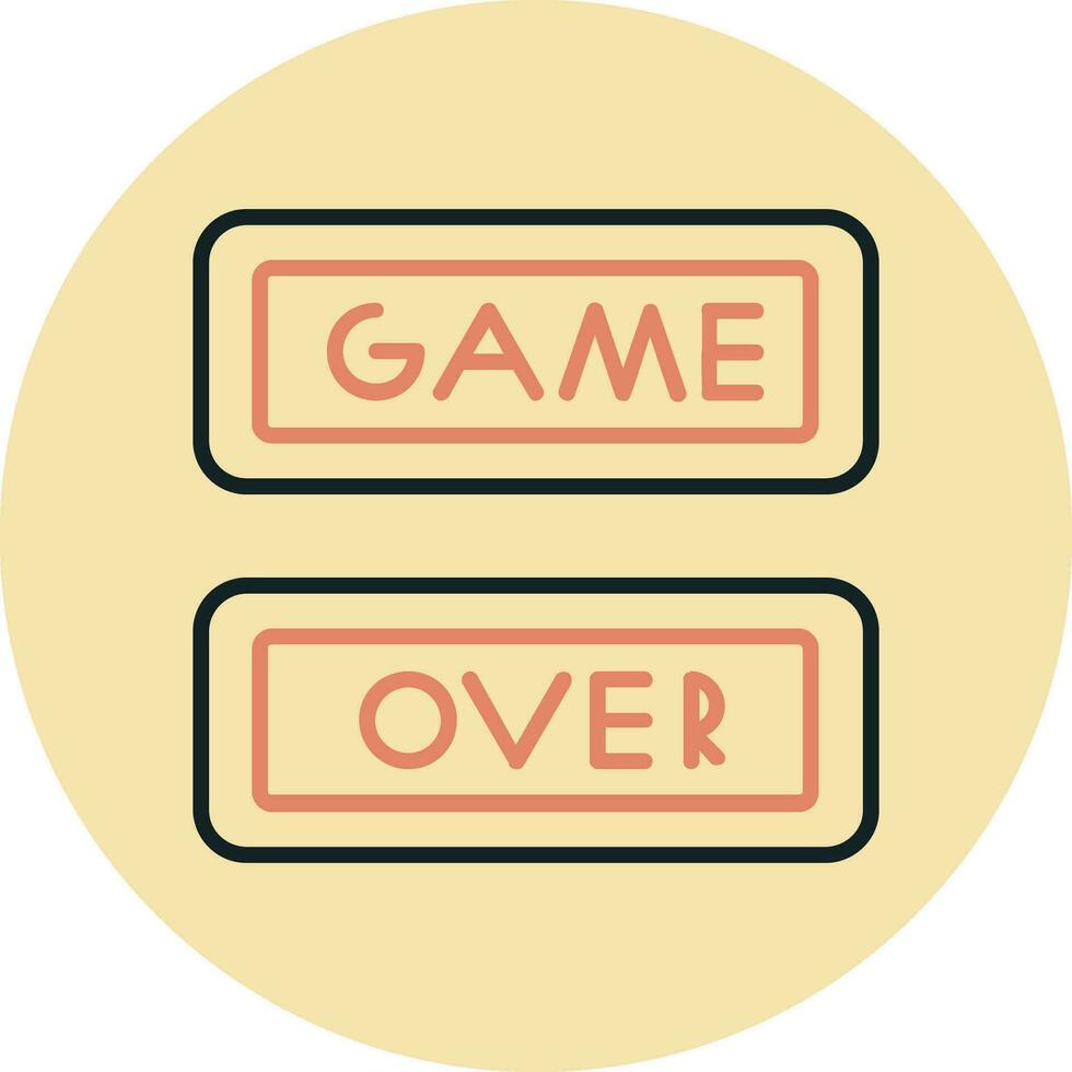 Game over Vector Icon