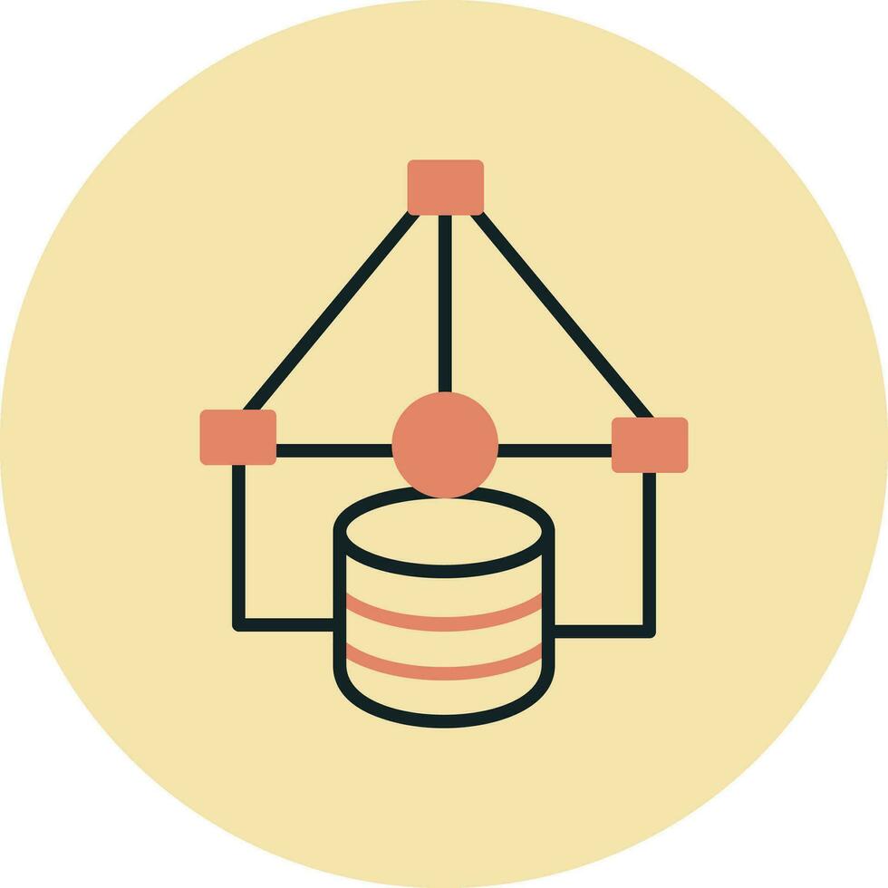 Data Flow Vector Icon