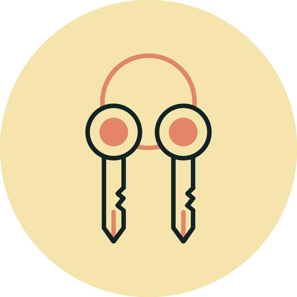 Surrogate Key Vector Icon