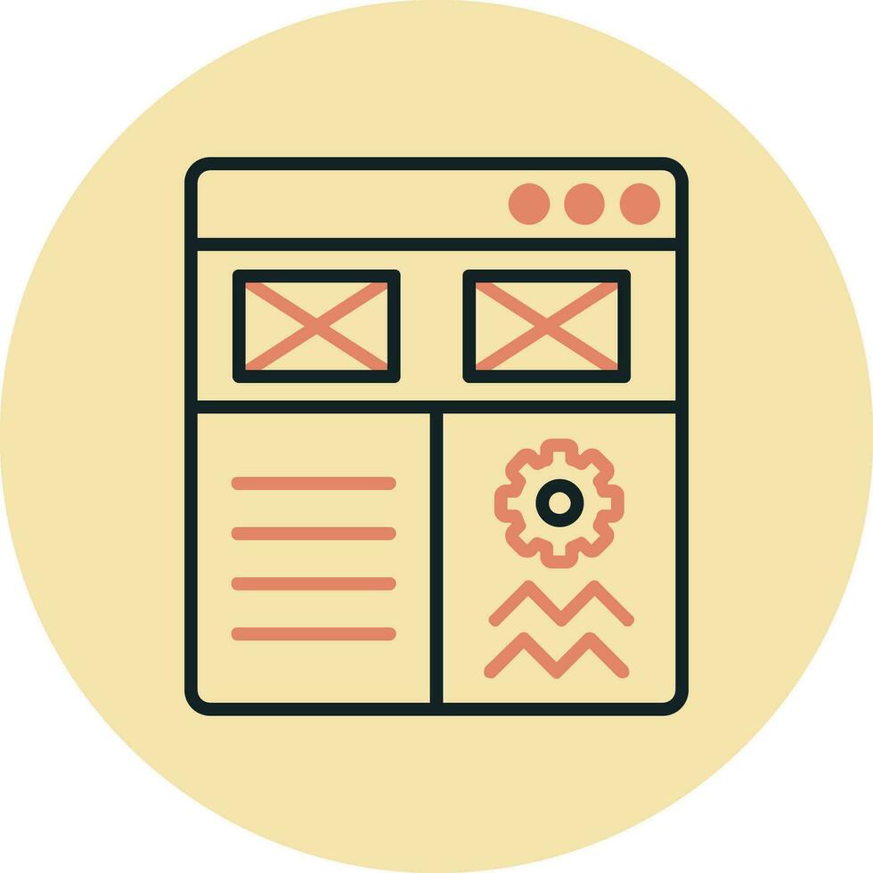 icono de vector de contenido