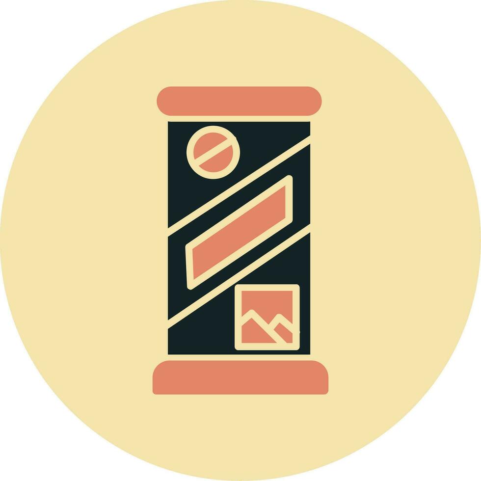 Roll Up Vector Icon