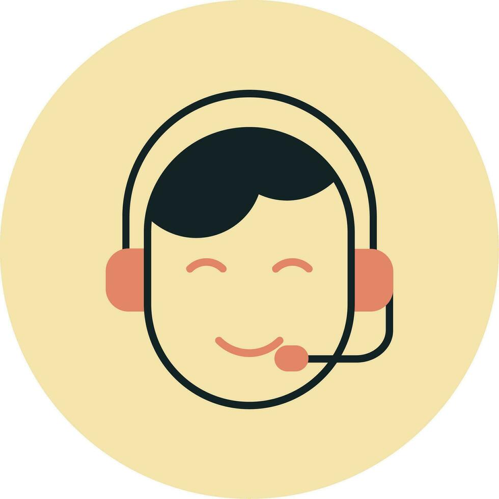 Customer Service Agent Vector Icon