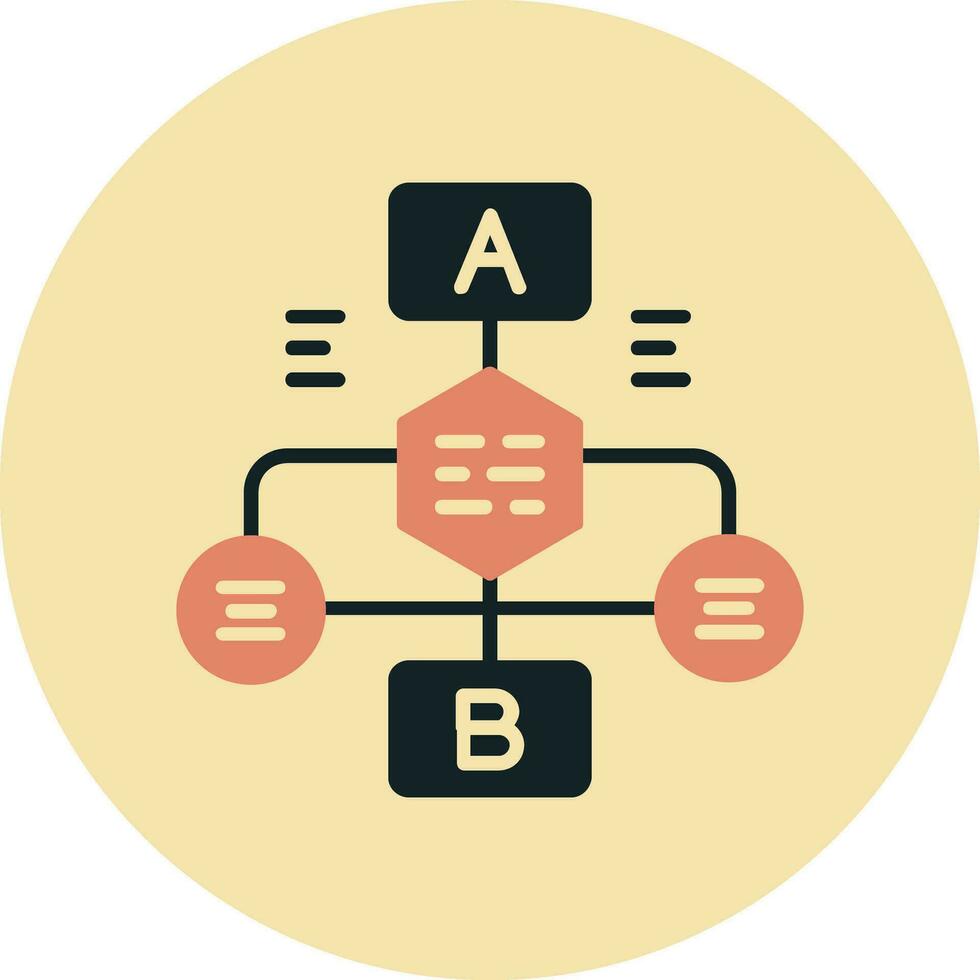 Flowchart Vector Icon